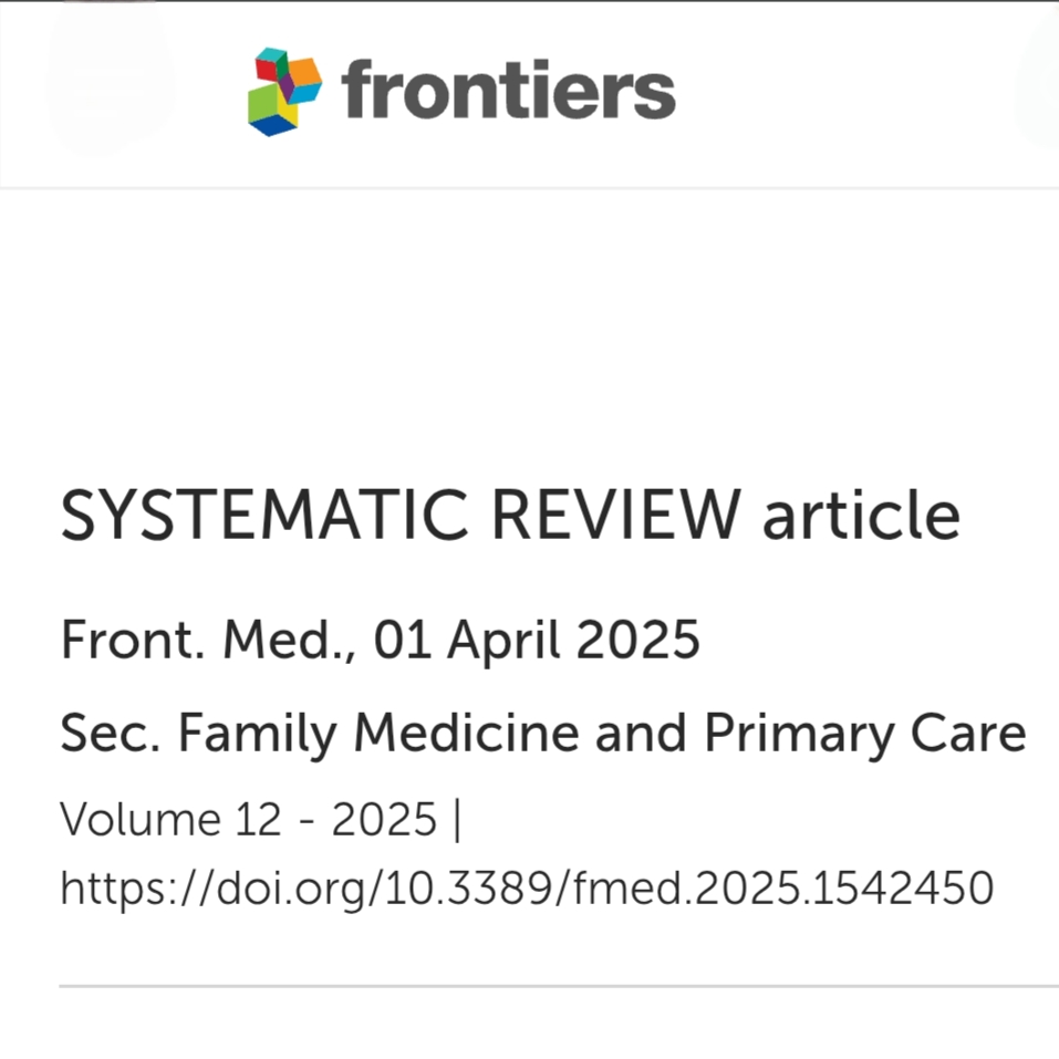 Article: Frontiers in Medicine; Massage in the application of perioperative medicine: research hotspots and trends; Xiaoqin Li et al